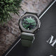 G-Shock GM-2100 Inspired Watch | Green Dial Metal Body
