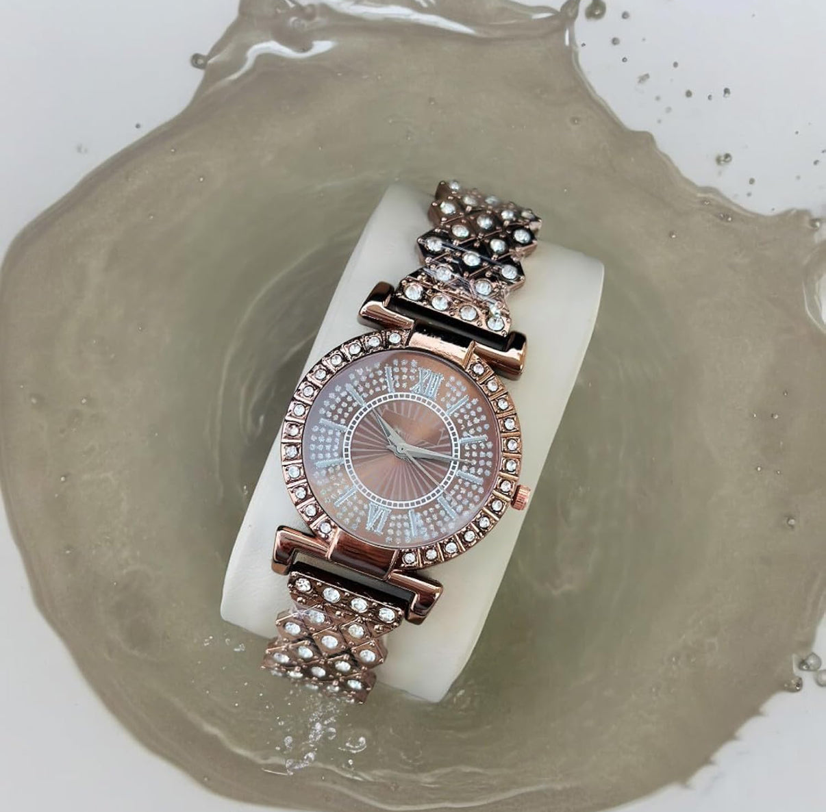 Brown woman watch