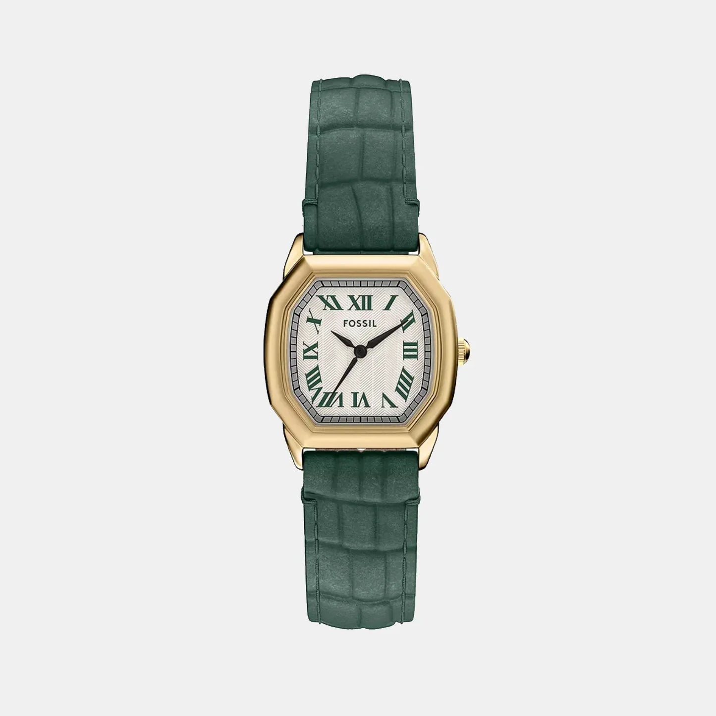 Fossil Harlow Green  Leather Strap