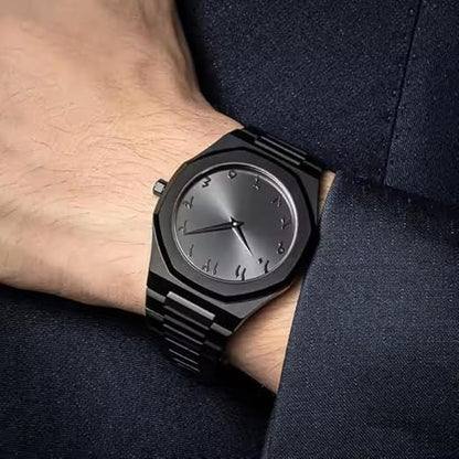 Arabic Black Aura Watch - Premium Limited Edition Timepiece