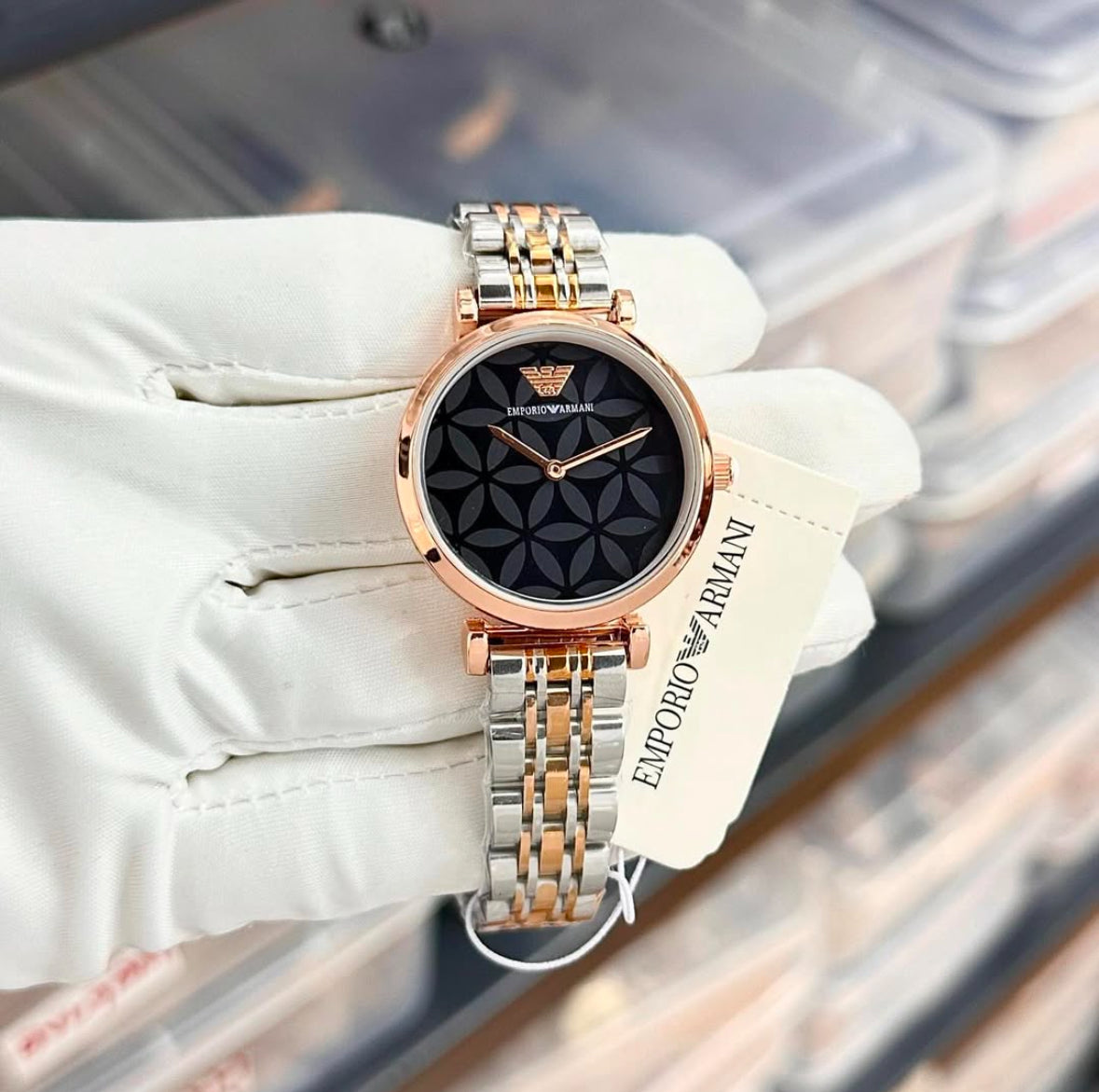 EMPORIO ARMANI ROSEGOLD FLOWER