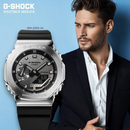 G-SHOCK-Z 2100 SILVER-BLACK Metal Body
