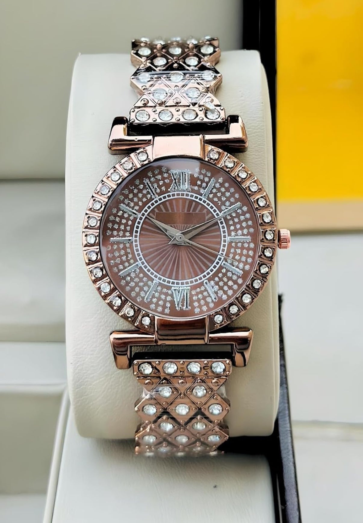 Brown woman watch