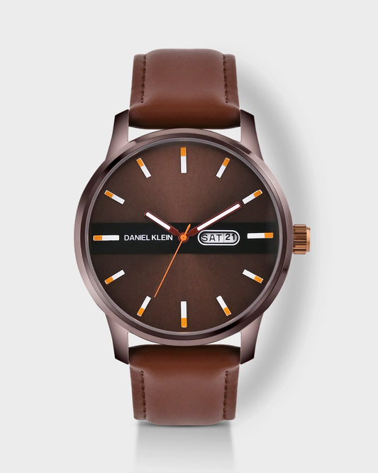 Man leather watch