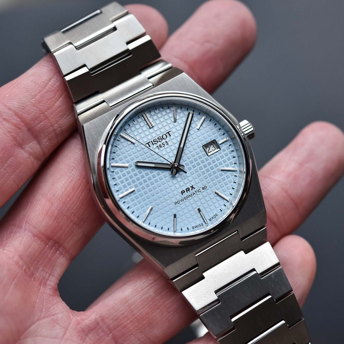 TISSOT PRX COOLIGHT BLUE