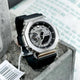 G-Shock GA-2100 Inspired Watch | Silver-Black Metal Body Finish
