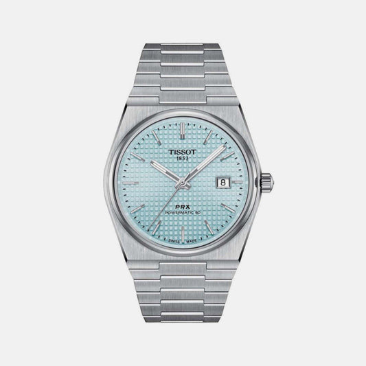 Tissot PRX Inspired Luxury Watch (Cool-light Blue Dial) | Premium Steel Finish
